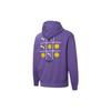 Puma Letter Logo Printed Hooded Long Sleeve Sweatshirt Unisex sweatshirt Violet 530368-13