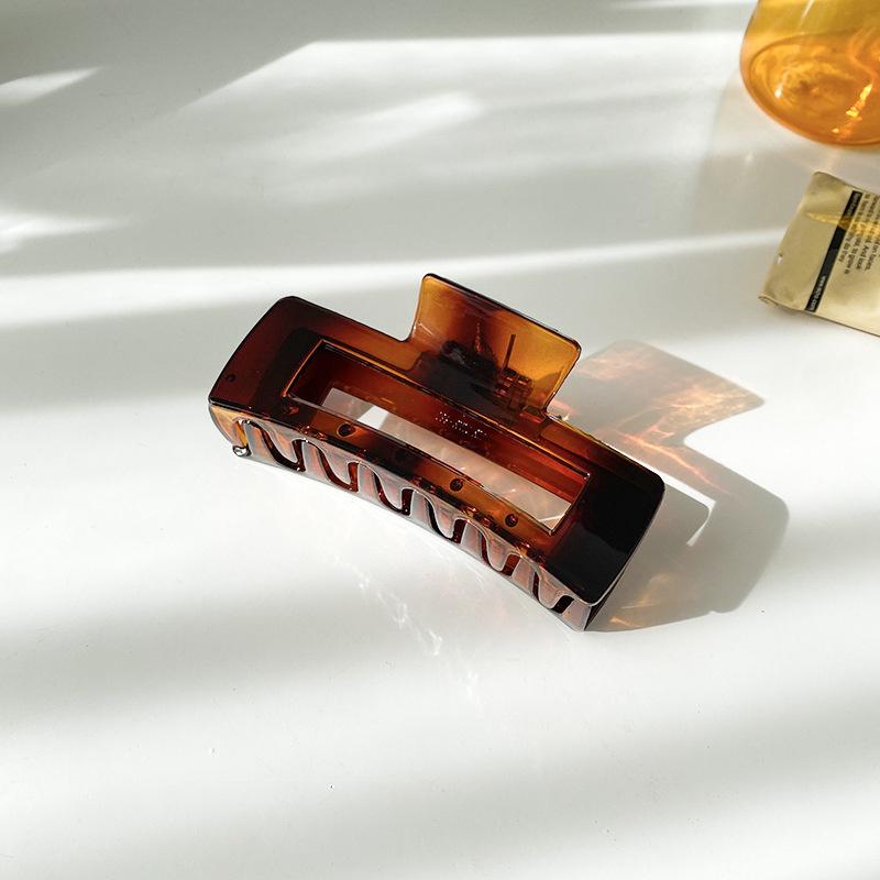 Große Schleife Haarspange Neu Trendige Einfarbig Schwarz Haar Hai Klammer Haarstyling Werkzeuge Accessoires für Frauen Mädchen