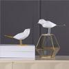AEE4-Modern Cute Bird Statues European Decorations Geometric Animal Statues Office Sculptures Abstract Decoration