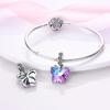 New Copper Charms Cat Moon Love Heart Beads Fit Original Pan Bracelet Making Woman Jewelry Fashion Pendant Gift