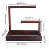 Vintage Wood Jewelry Display Stand Pendant Necklace Bracelet Watches Rack Household Desktop Storage Box Organizer Showcase Props