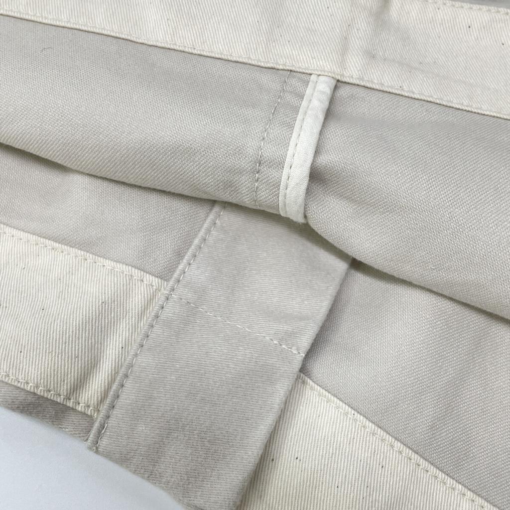 45R 71140194 White moleskin work skirt skirt 2 whiteUsed