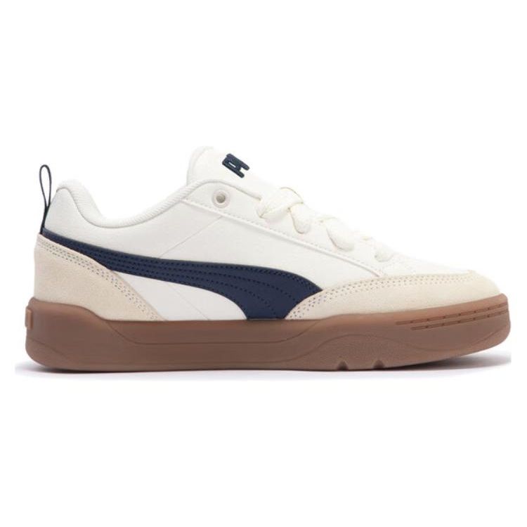Puma Park Lifestyle Series Versatile Casual Lightweight Comfortable Durable Low-Top Skate Shoes Unisex Sneakers White Blue 397262-07