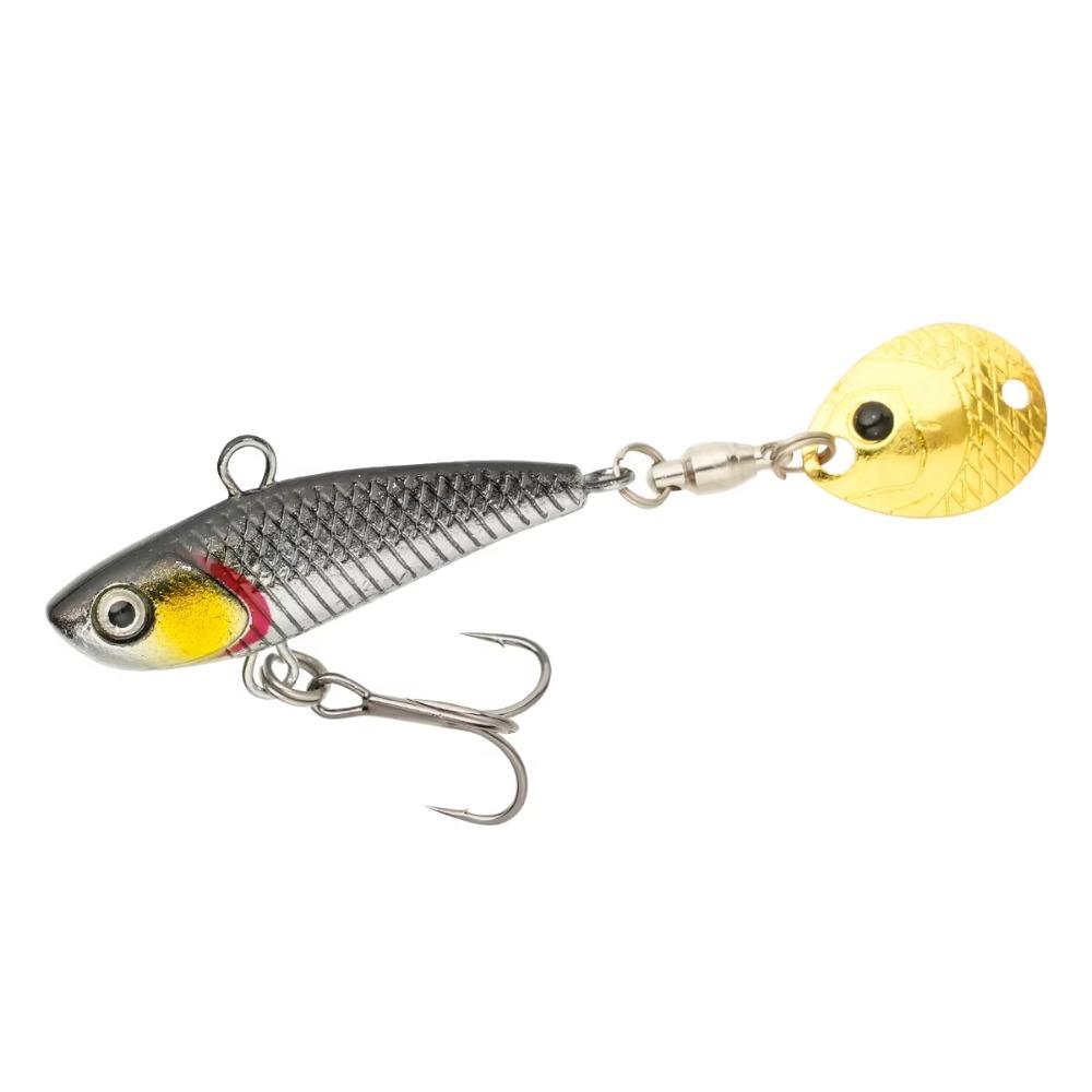Mini Size Vibration Spinner Metal Construction Mini VIB New Design Spoon Lure  Freshwater Fishing