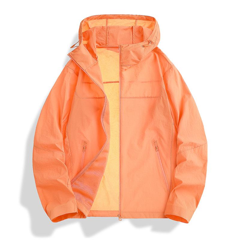 Mountain lightweight sunscreen clothing men's and women's summer waterproof sunscreen clothing cold silk cool outdoor skin clothing jacket