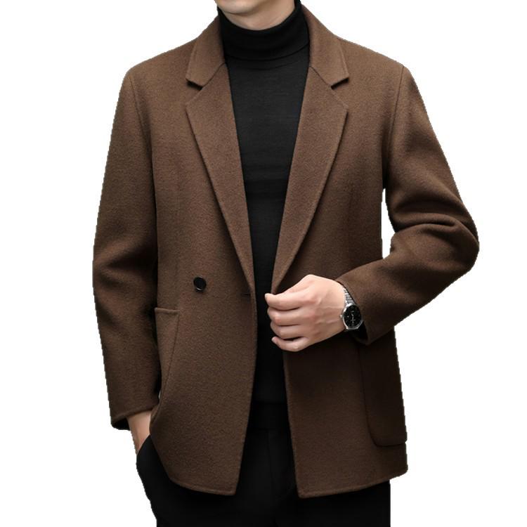 Vielseitige Wolljacke im koreanischen Stil für Herren - Herbst/Winter 2025