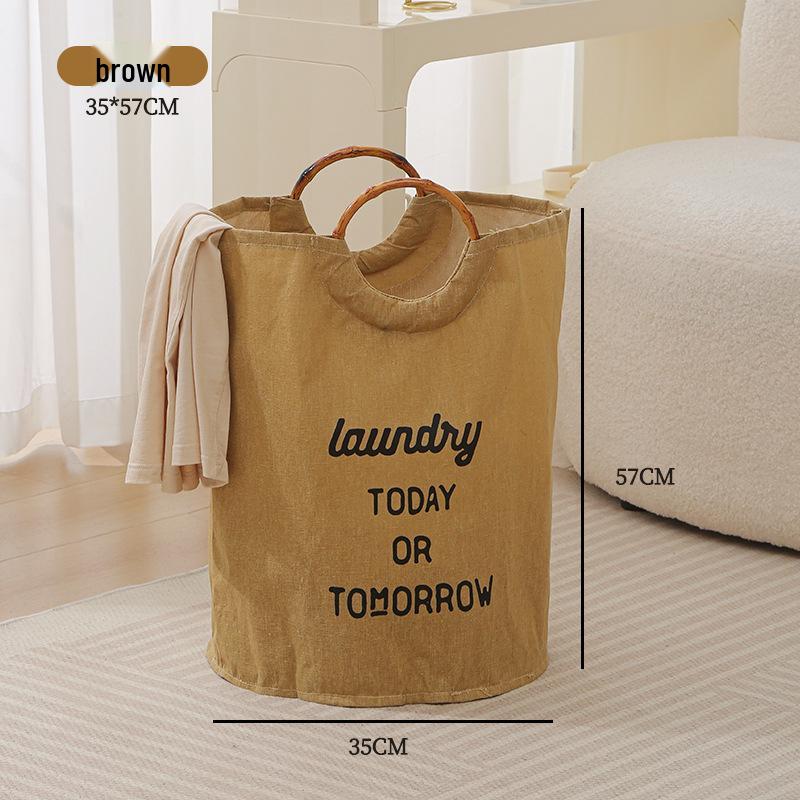

Japanese Style Waterproof Folding Laundry Basket - Large Capacity for Clothes and Toys