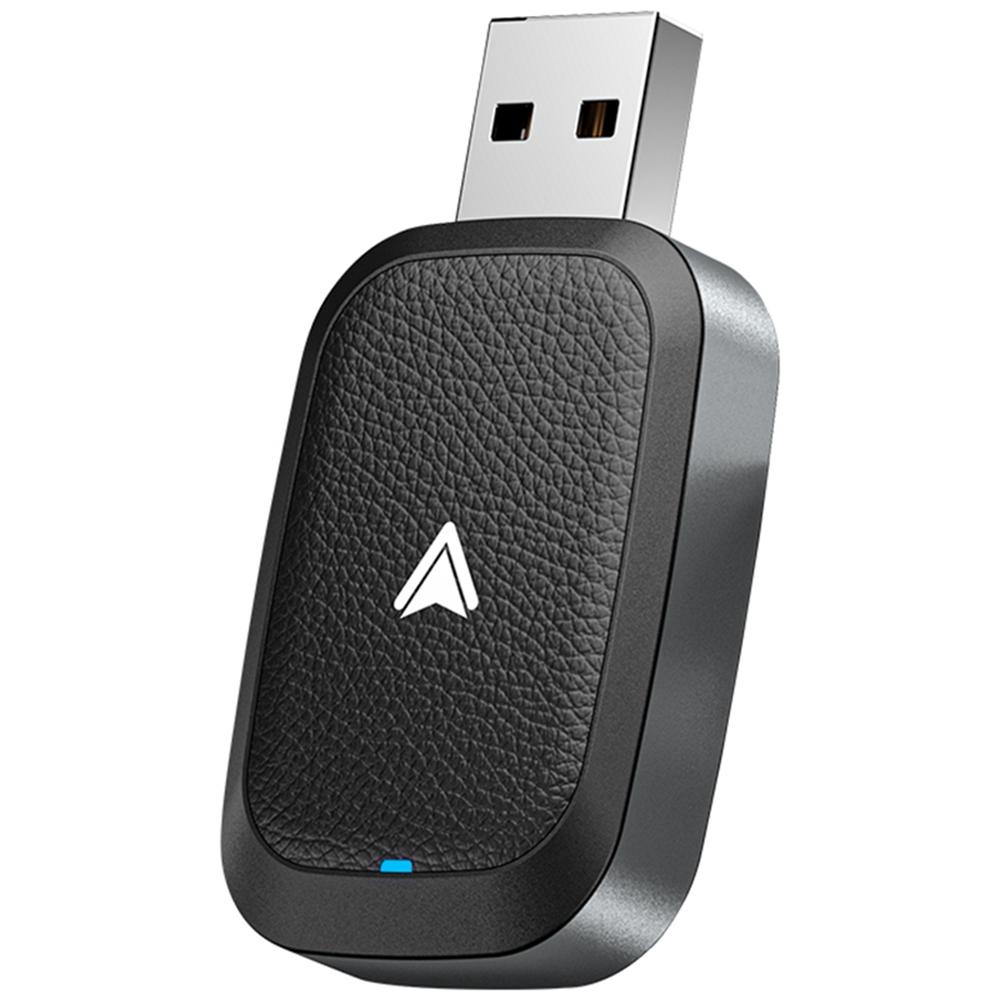 

Автомобільний Android Auto Бездротовий Донгл Шкіряне Покриття Провідний до Бездротового Адаптер для Android 11+ Black