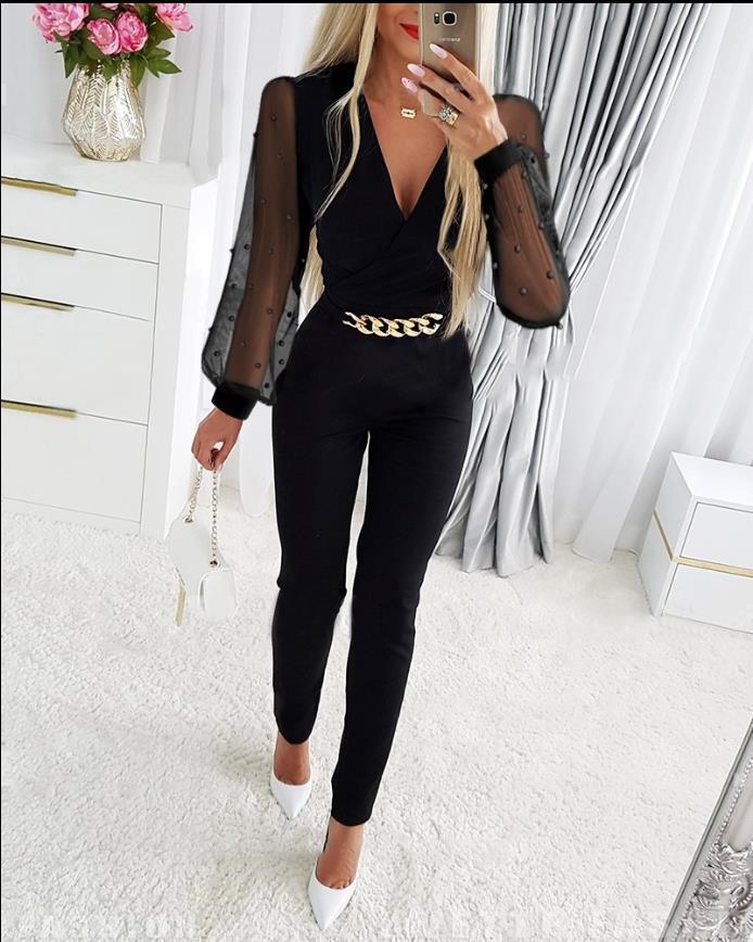 Women's Cute Spring Polyester Jumpsuit - Fresh, Sweet Fashion