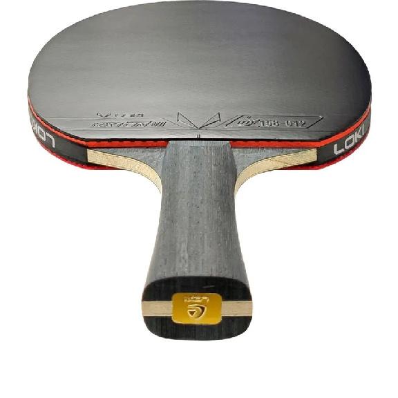 LOKI 9-Sterne Tischtennis Schläger Marke Neu Professionelles Ping Pong Schläger Schläger, RXTON 7 Klebriges Gummi, 5 Holz 2 Carbon Holz