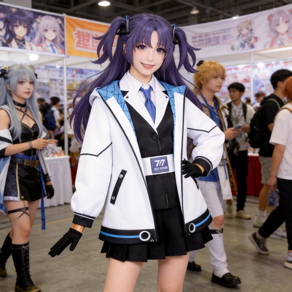 Costum Cosplay Hayase Yuka Blue Archive în Stil Japonez Anime Role Play