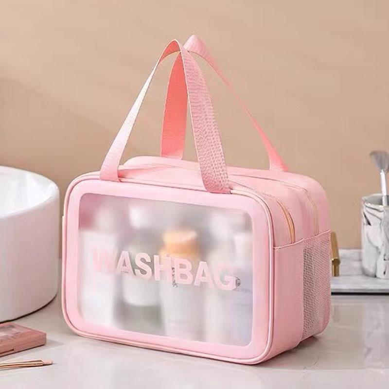 Large Capacity Waterproof Cosmetic & Travel Bag with Wet/Dry Separation