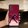 4A Jump L-Legend Phone Case For Samsung Galaxy A73,A72,A71,A70,A53,A52,A51,Soft Silicone Black Cover