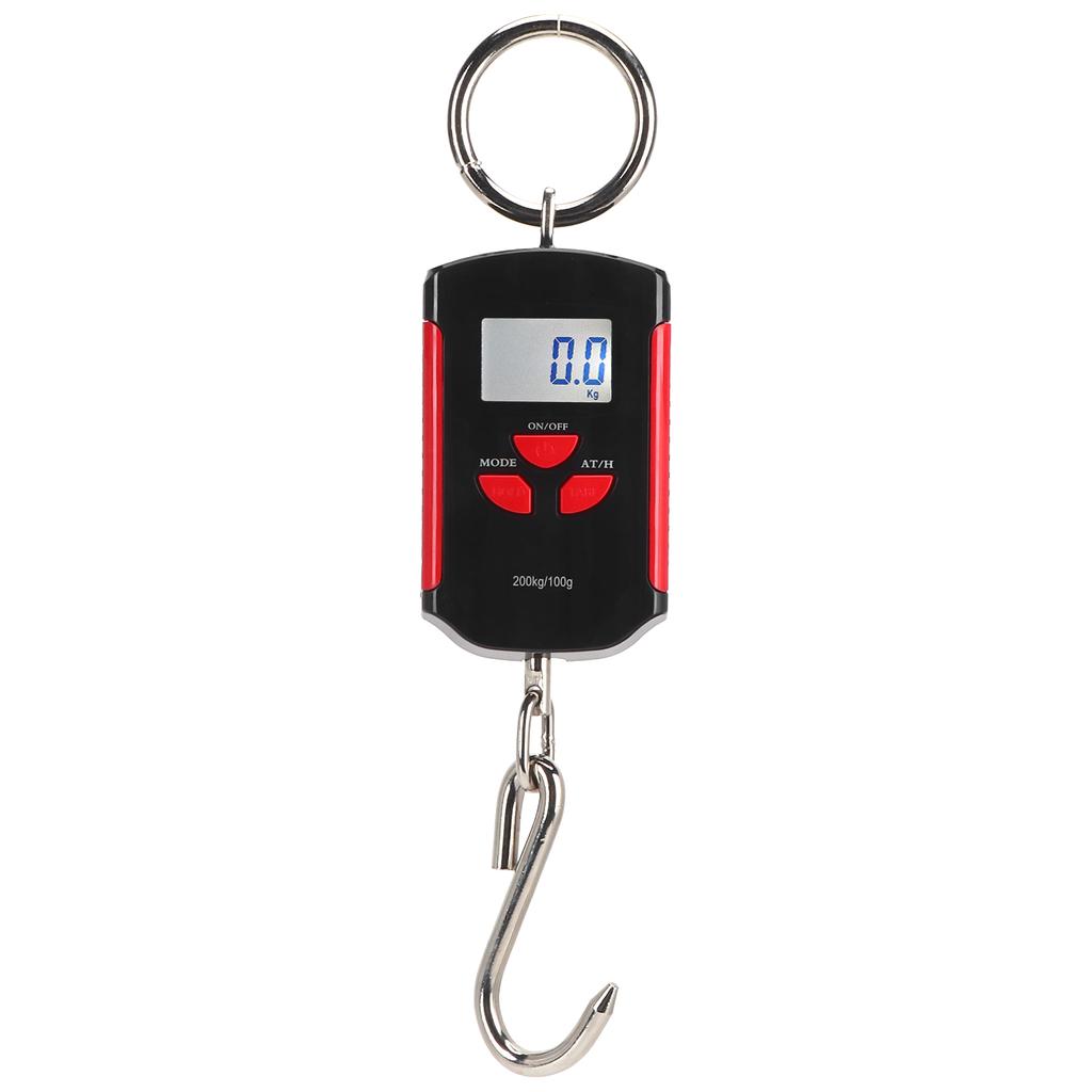 Portable Electronic Hanging Scale Digital LCD Backlit Display KgCelsiuslbCelsiusJIN 200KG WCelsiusHook