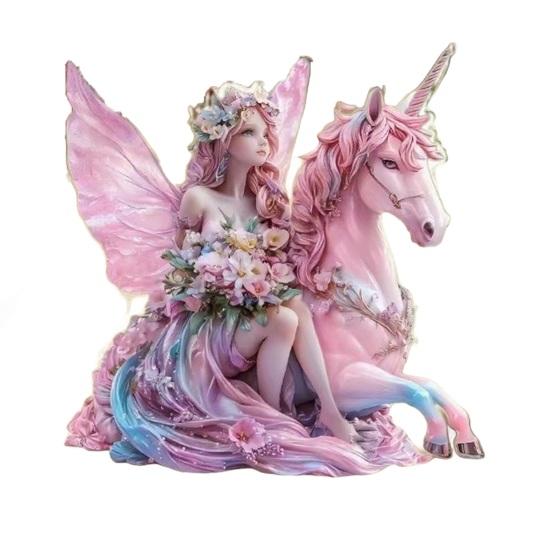 Yousheng Pferdeornament Acryl 2D Flach Realistisches Pferd Hängeanhänger mit Lanyard Weihnachtsbaum Feiertag Heimdekoration