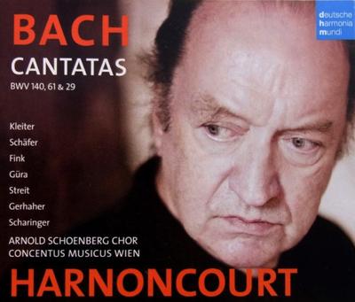 CD BACH; HARNONCOURT - Cantate 29 61 e 140 (CD Bonus)  88697567942 Armonica Tedesca 2009 Europa Classica Usata