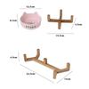 1/2Pcs Set Anti-Slip Small Dog Bowl Split Design Water Feeders  Cat Small Dogs Supplies