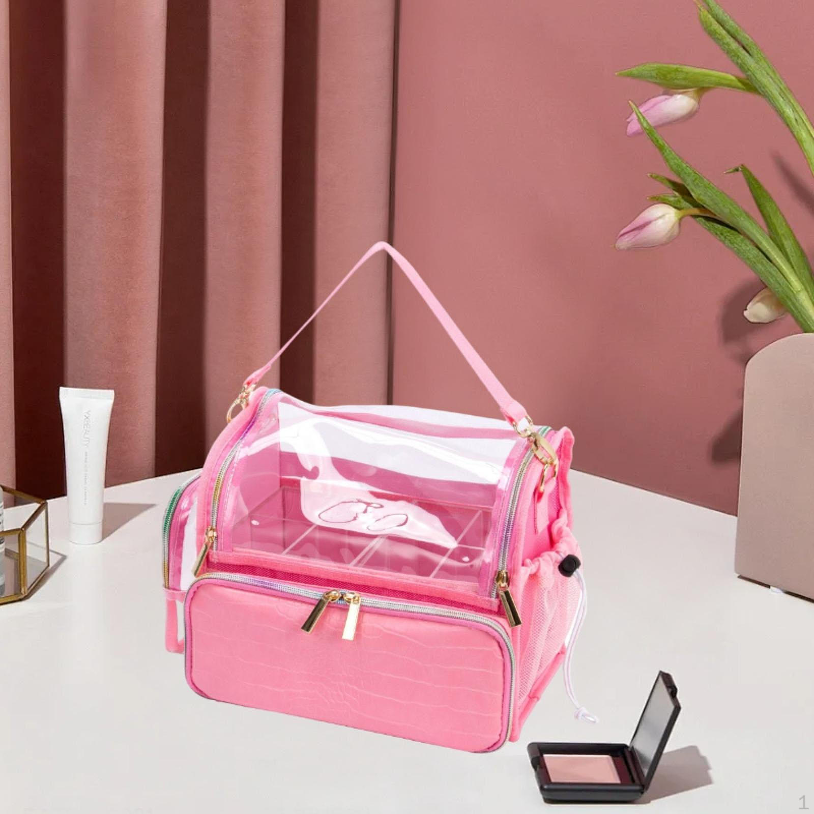 

Косметичка Косметичка Легко Доступная, Косметичка Дорожная, Необходимые Визажисту Для Косметологии розовый