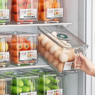 Food Grade PET Fridge Storage Box for Fruit & Vegetables
