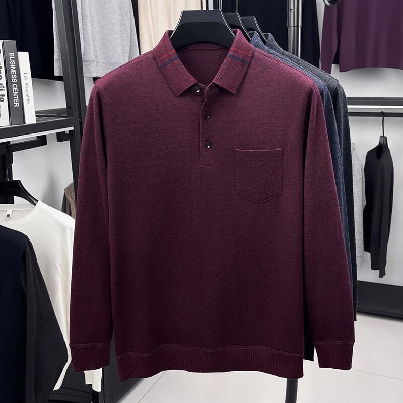 

Yiliteng Men s YTMTST7166 Long Sleeve Polo Shirt XL