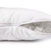 50x60 Anti-allergic Pillow with Zipper Insert, All-season, Quilted, White