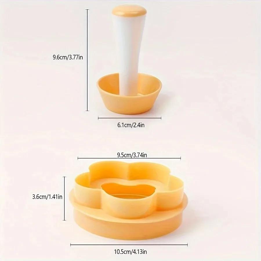 

Flower Shaped Cutter Cake Mold Creative Cake Cup Presser Biscuit Mold Pastry Dough Tamper Set Pie Tamper Kitchen DIY Baking Tool