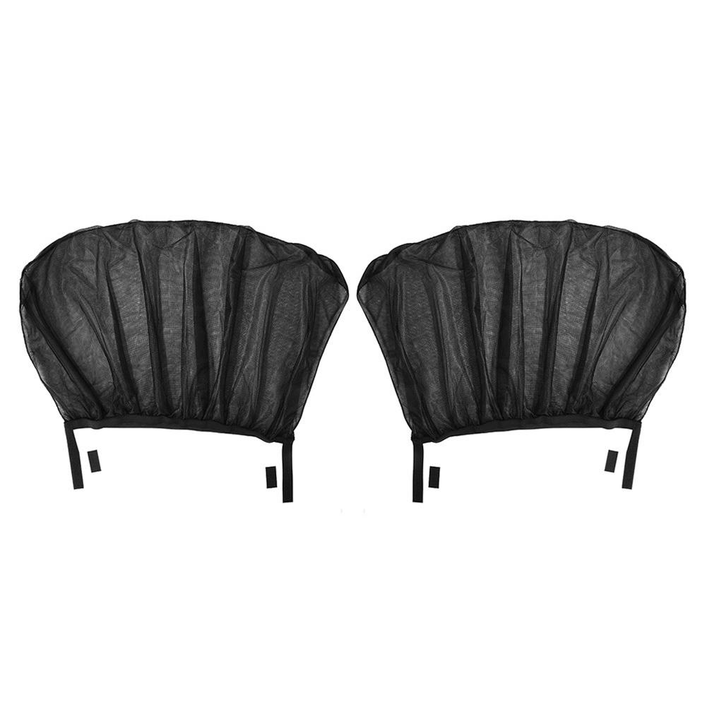 Uniwersalny zestaw osłon przeciwsłonecznych na boczne okna samochodu przód + tył siatka przeciw komarom osłona przeciwsłoneczna podwójna anty-UV auto