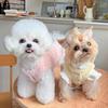 Pet Clothes Dog Cat Cute Vest Thickened Vest Warm Jacket Imitation Hair Loss Small Dog