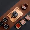 Black Pottery 8-Piece Tea Set