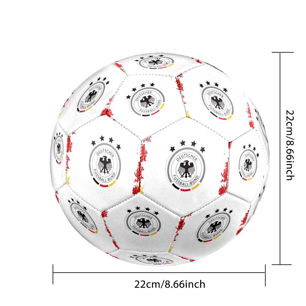 Germany national football team Theme soccer ball Size 5 Soccer Ball Soft Touch Professional Training Football for Outdoor Sports