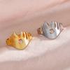 My Shape Punk Flame Rings for Women Men Stainless Steel Gold Color Fire Shape Boys Hip Hop Finger Rings Party Jewelry Gifts Male