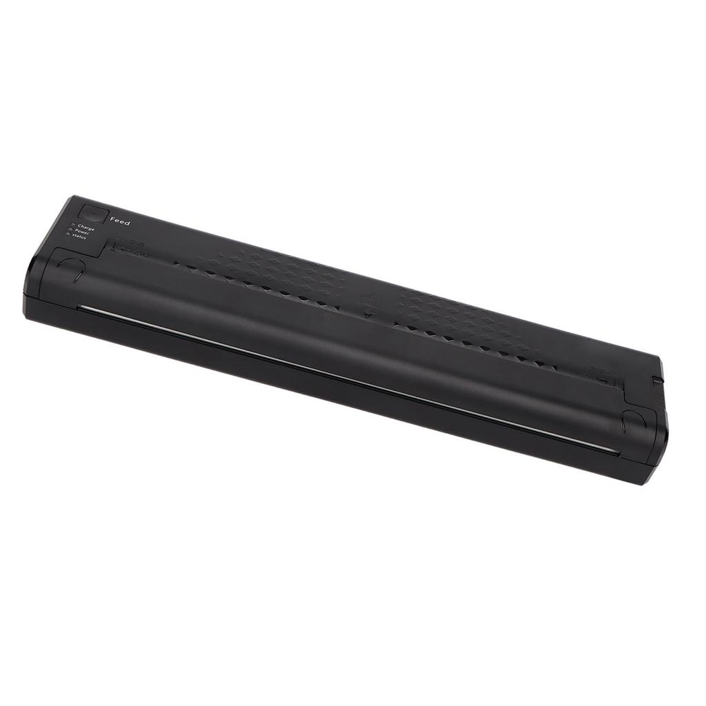 1200mAh Wireless Thermal Transfer Printer Mini Portable Bluetooth USB Thermal Transfer Copier for Phone PC Black