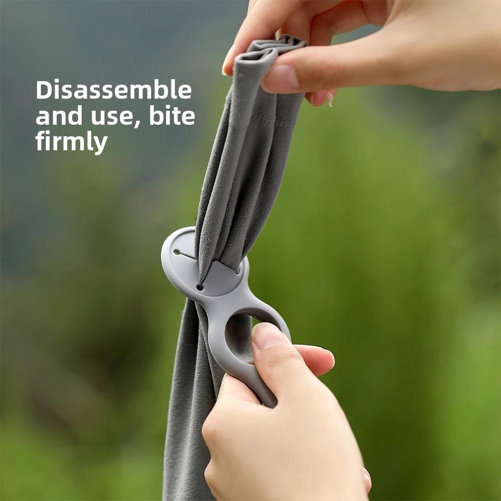 1 STÜCK Kürbisförmiger Silikon-Outdoor-Getränkeflaschenhaken Wasserflaschenschnalle Reisebequem Bergsteigerrucksack Hängeschnalle Artefakt