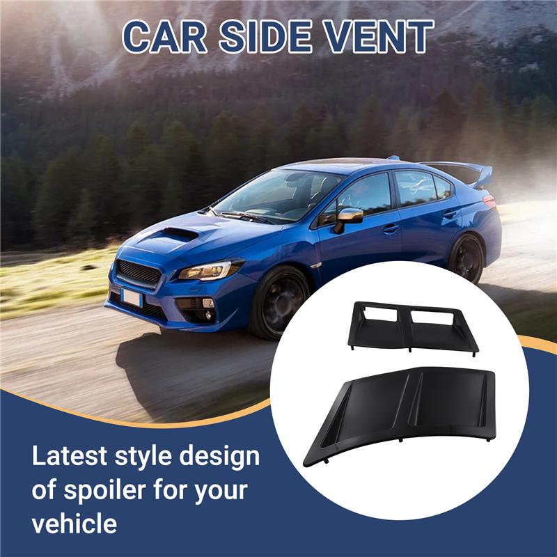 Car Rear Side Vent Fender Intake Cover Fit For SUBARU WRX STI 4Th 2015- A