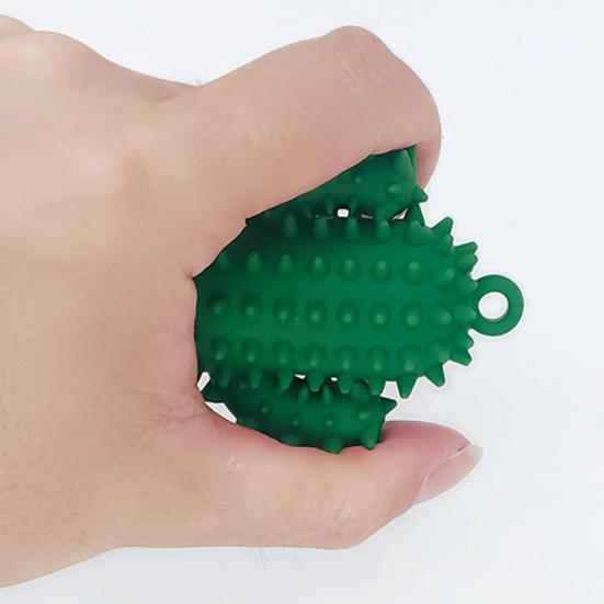 Pichlavý silikonový kaktus Fidget hračka pro úlevu od stresu Usmívající se kaktus Klíčenka Přenosná cestovní Texturovaný kaktus Pomůcka pro bolest Stimmingová pomůcka Senzorická hračka