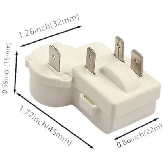 4-Pin Refrigerator Over Load Protector Compressor PTC Starter Relay for Haier Siemens Hotpoint Freezer ZHB65-120P15,