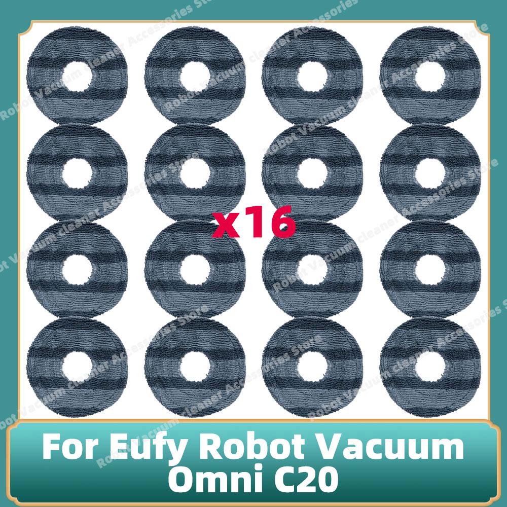 Kompatibel für Eufy Omni C20 Teile Haupt- Seitenbürste Hepa-Filter Mopptuch Staubbeutel Ersatz Zubehör