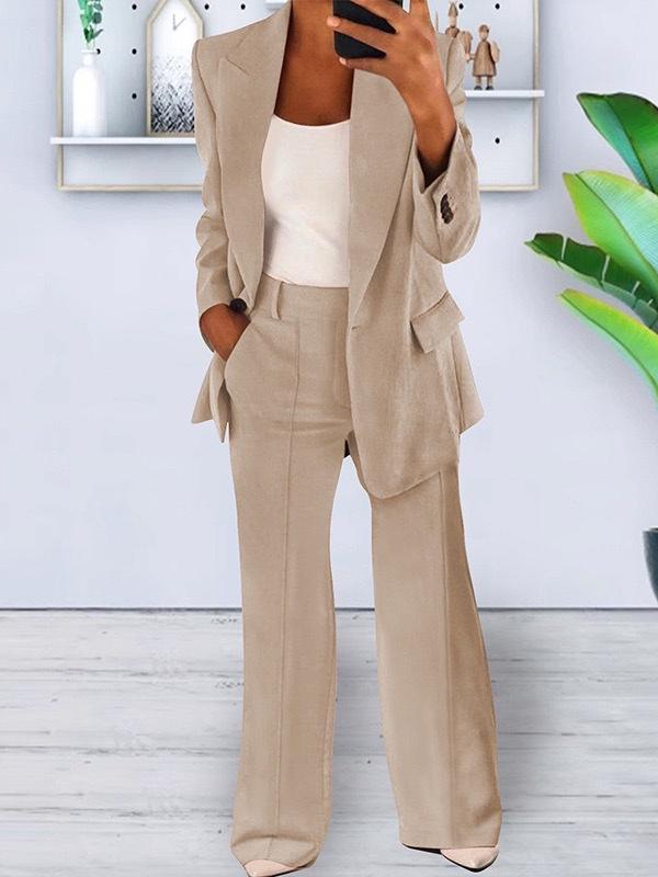 Spring/Summer 2025 European & American Fashion Women's Lapel Slim Cardigan Suit Set