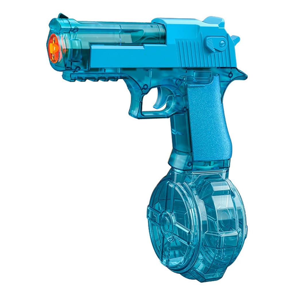 Electric Water Gun Toy for Kids and Adults Summer Outdoor Pool Beach Backyard Water Fight Game Essential Water Blaster with Drum Magazine