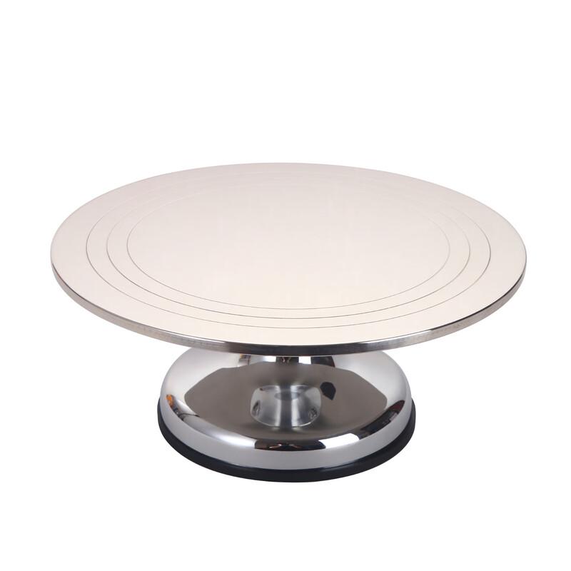 ZISIZ Stainless Steel Cake Decorating Turntable