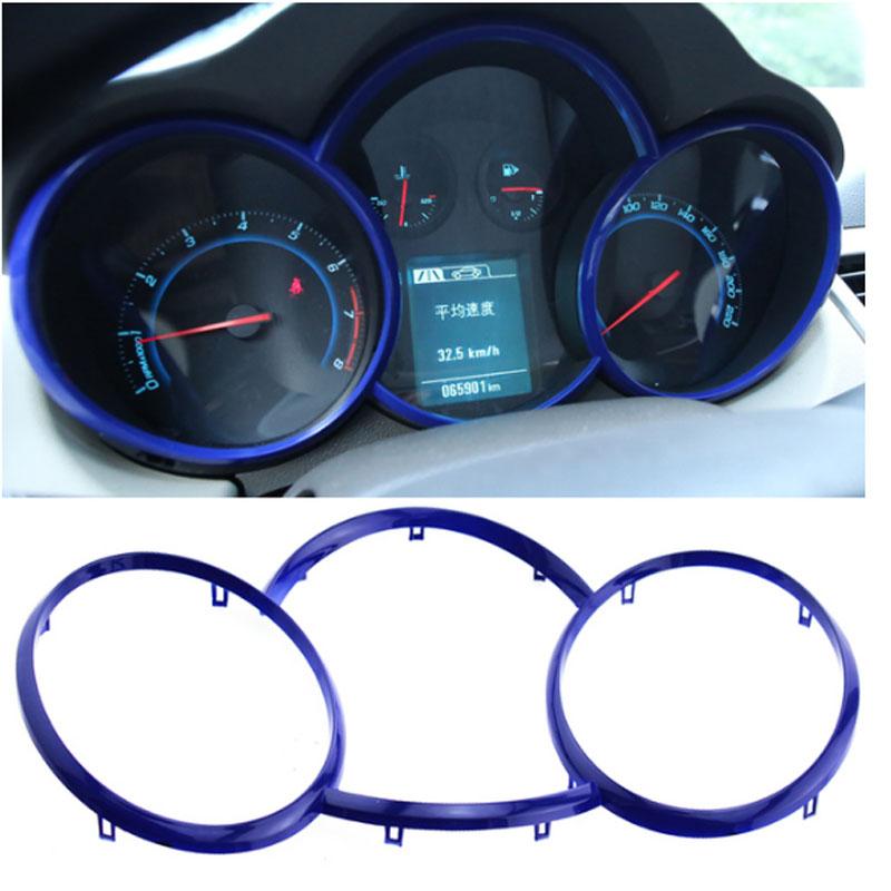 Automobile Instrument Decoration Ring Cover Trim Stickers for Chevrolet Chevry Cruze Sedan Hatchback 2009 - 2014 Accessories