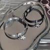 Star Y2k Cool Charm Bracelet Adjustable Leather Wristband 2024 Summer Trend