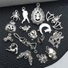 45pcs Pumpkin Bat Accessory Magic Hat Pendants, Alloy Pendants, Necklace Bracelet Jewelry DIY Pendants, The Best Choice for Birthday and Holiday Gifts
