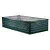 Galvanized Raised Garden Bed, 2030 x 1020 x 460 mm, Rectangular Metal Planter Box Kit Outdoor, Rustproof Elevated Planting Box with Gloves, Alu-Zinc,