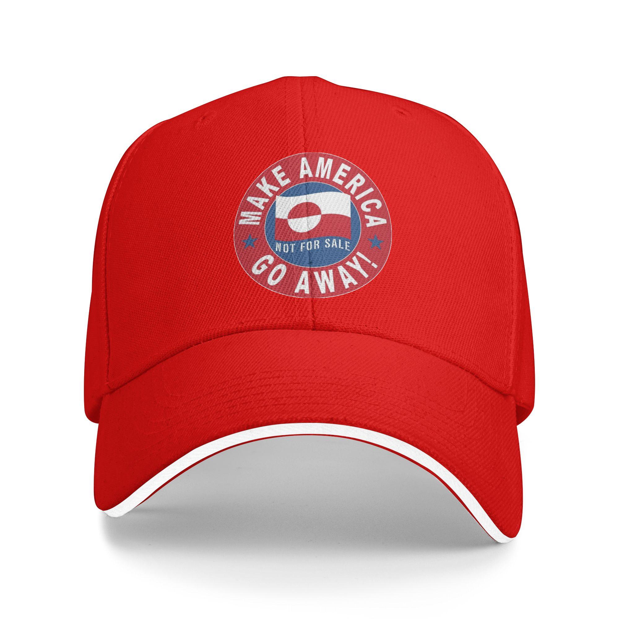 

Make America Go Away Greenland Suppport Baseball Cap Men Adult Design Trucker Hat Casual Outdoor Sports Sunscreen Baseball Caps One Size