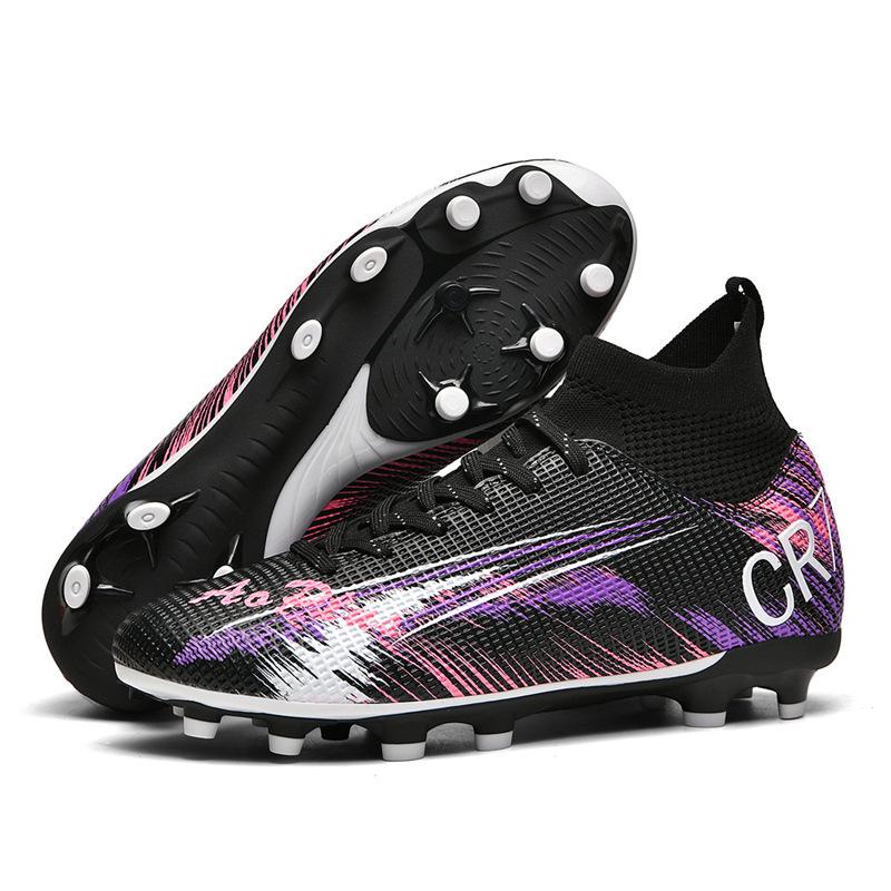 Football shoes New spike G football shoes Men's and women's wear-resistant youth student sports football shoes