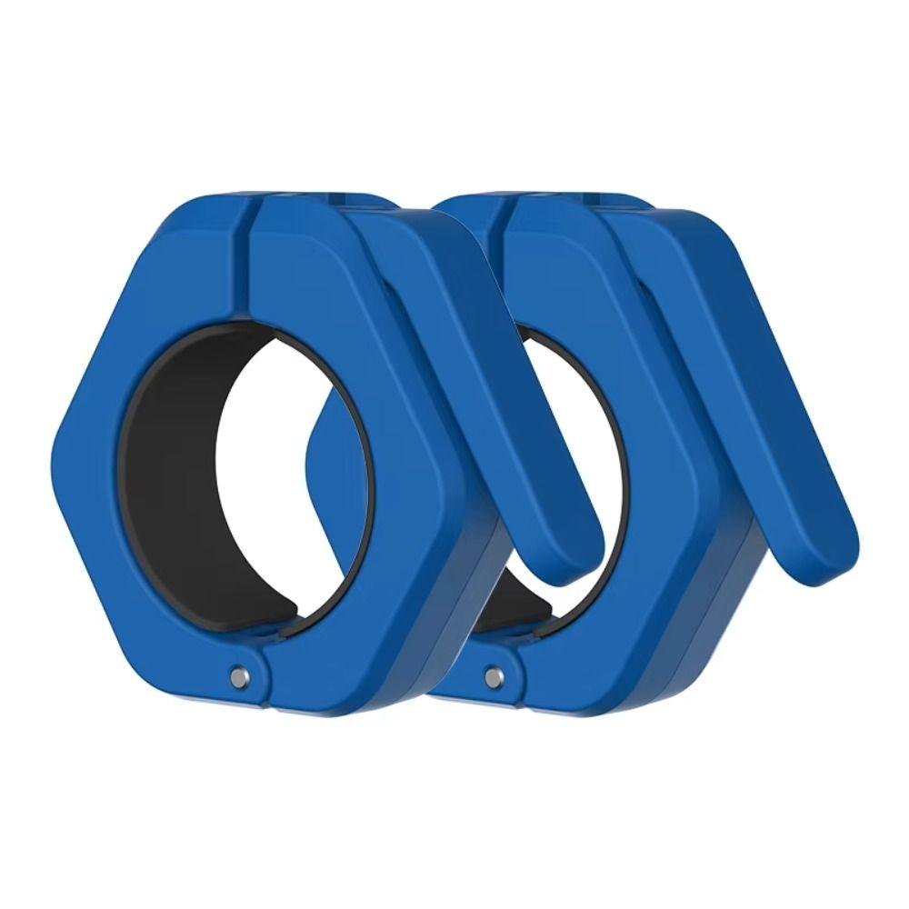 Quick Release Weightlifting Barbell Clamps Hexagon Barbell Collars Barbell Spin Lock  Weightlifting