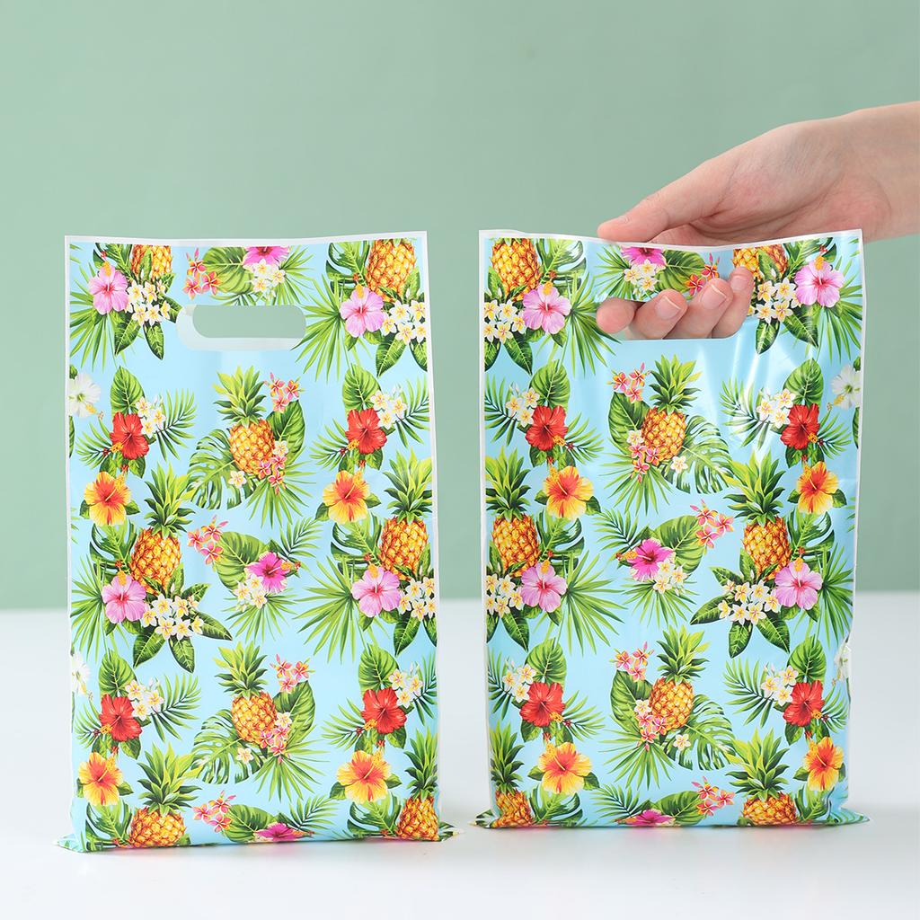 Hawaiian Handy Gift Candy Cookie Bags Birthday Party Decor Kids Hawaii Luau Pineapple Tropical Wedding Birthday Party Supplies