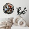 25x25cm Wood Wall Clock for a New Home with Move-In Date