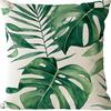Plant and Flower Pillowcase American Pastoral Linen Pillowcase Cushion Cover Home Sofa Car